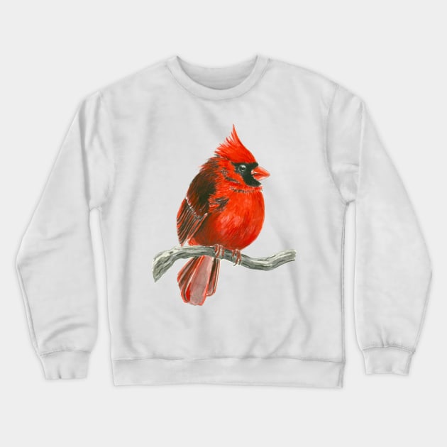 Cardinal bird Crewneck Sweatshirt by katerinamk